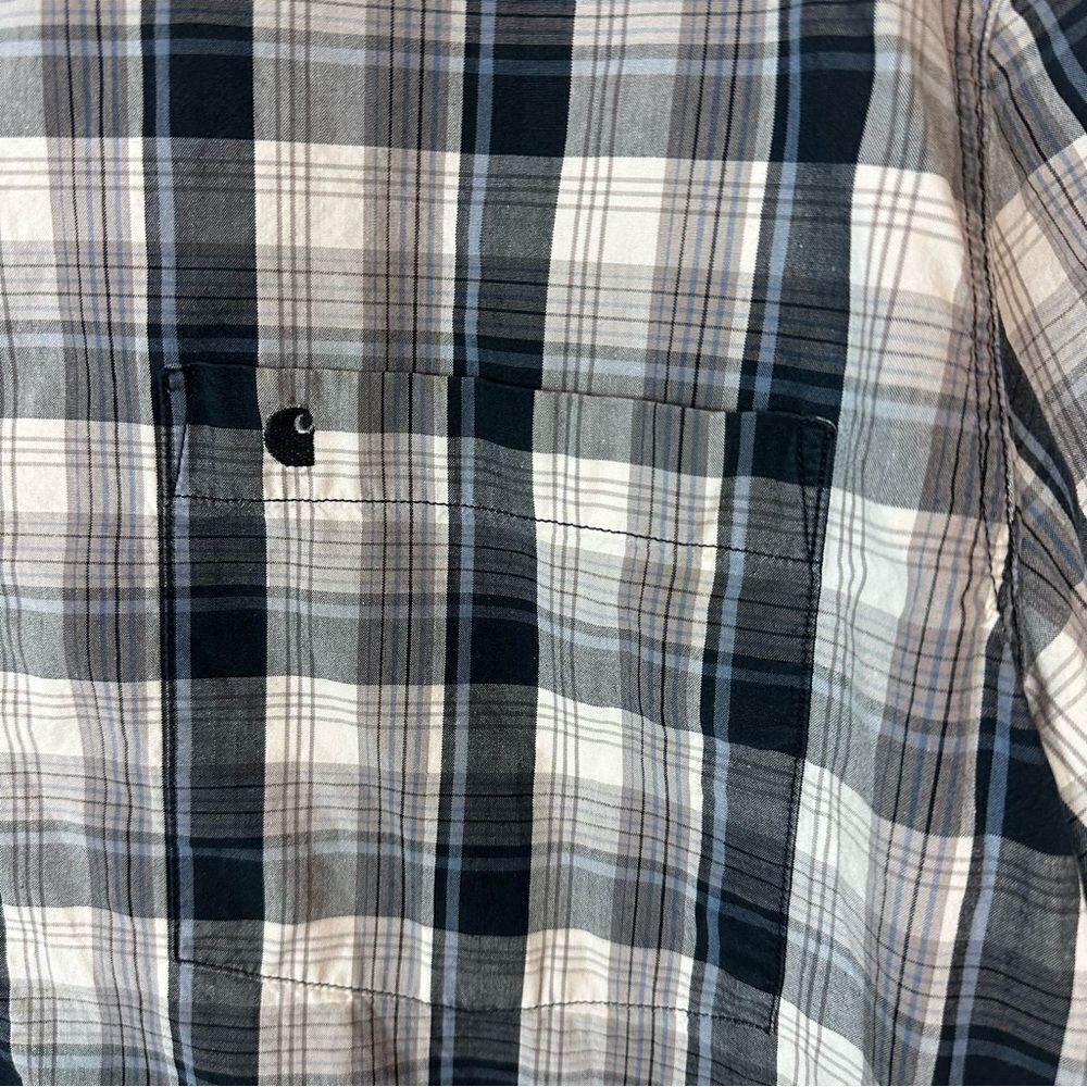 Carhartt Black and White Casual Button Down Shirt - Picture 2 of 7